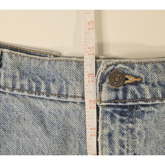 Vintage Levis 522 Jeans Womens 18 Blue Tapered Fit High Rise Tapered Leg USA 90s - Picture 8 of 8